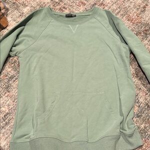 Cozy Sage Green Pullover Sweatshirt